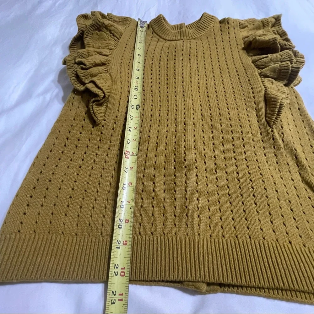 Who What Wear‎ Mustard Knit Sweater